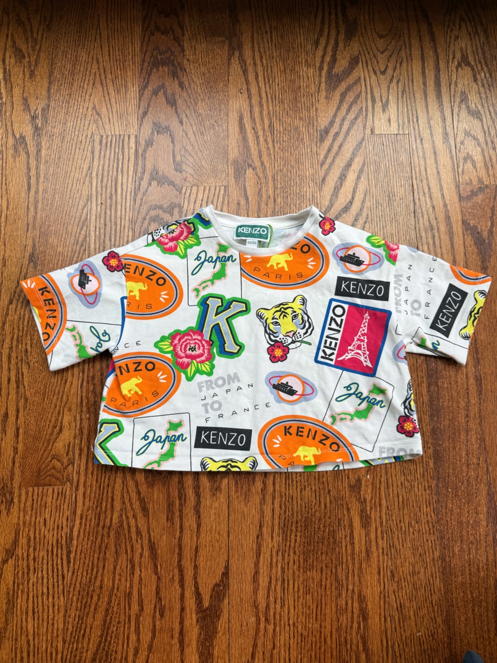 Kenzo Kids Logo Tee Sz 4 Years